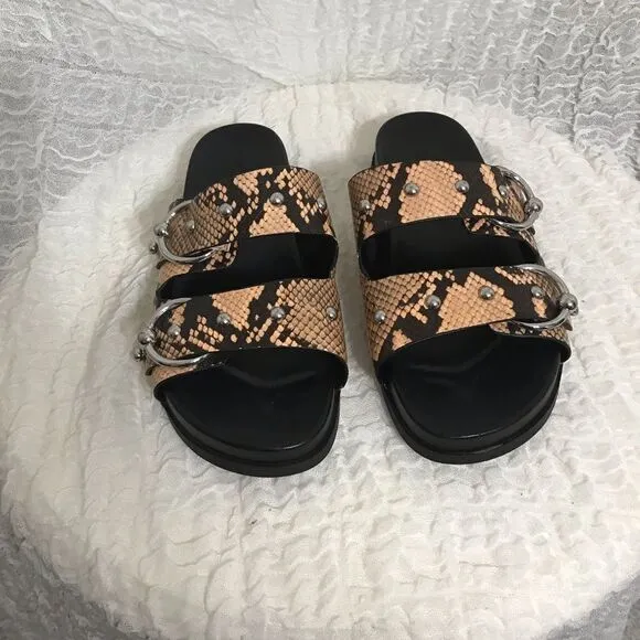 Rebecca Minkoff Vachel Slides Sandals Size 8.5M