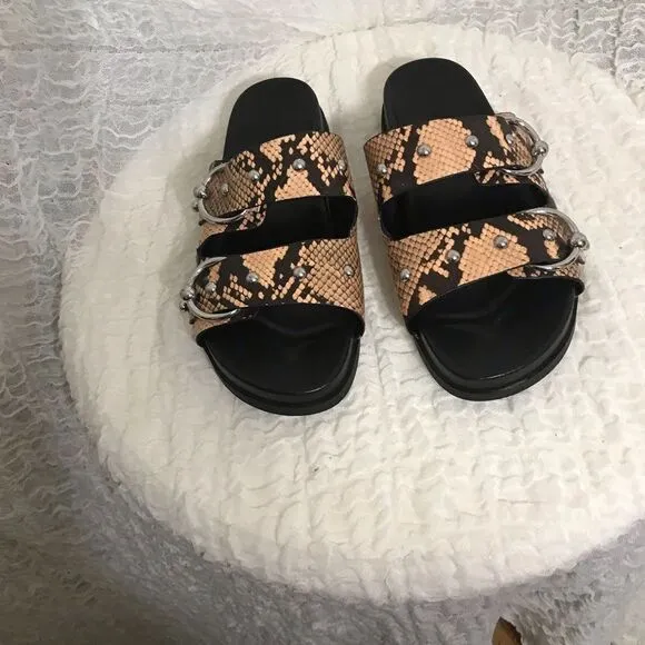Rebecca Minkoff Vachel Slides Sandals Size 8.5M