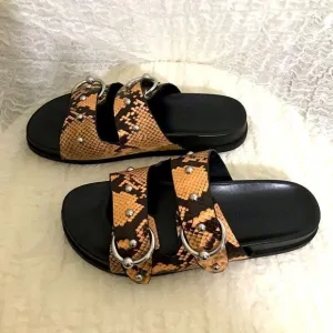 Rebecca Minkoff Vachel Slides Sandals Size 8.5M