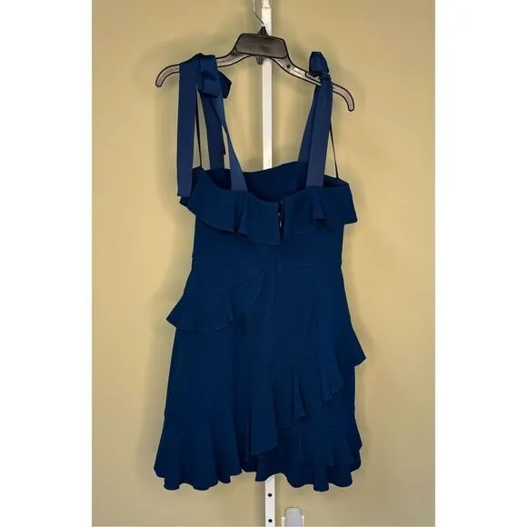 Rebecca Vallance NWT Aegean Mini Dress in Indigo Size US 8