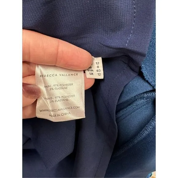 Rebecca Vallance NWT Aegean Mini Dress in Indigo Size US 8
