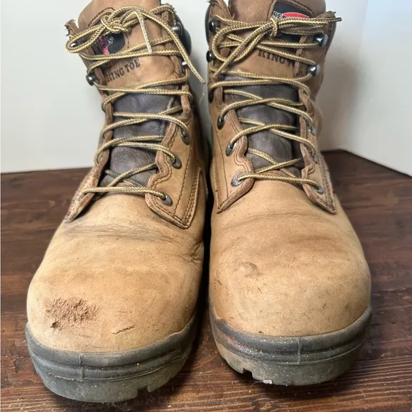 Red Wing 2413 Waterproof Steel Toe Leather Mens 11.5 Work Boots USA