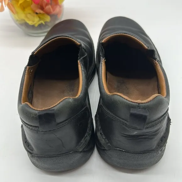 Red wing Shoes Black Leather Loafers Size 8.5 BLO6773A
