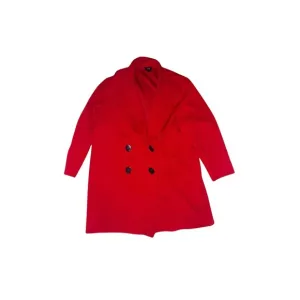Red Winter-Autumn Red Lapel Long Sleeves Coat Long Elegant Coat winter