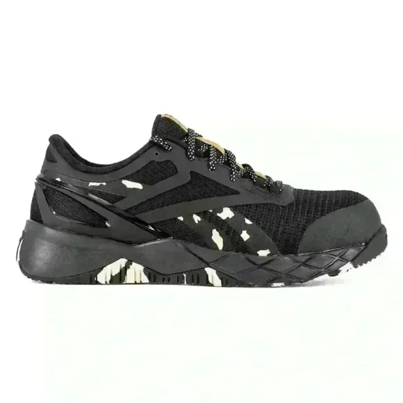 Reebok Work Nanoflex TR Black Camo Women's Safety Toe Size 10