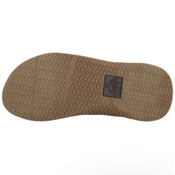 Reef Anchor Men Size 8 Sandal High Arch Support Brown | Gum Beach Thong Sandal