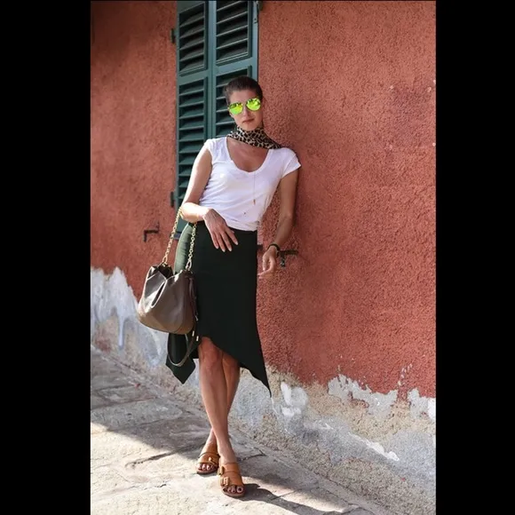 Reiss Autumn Green Skirt