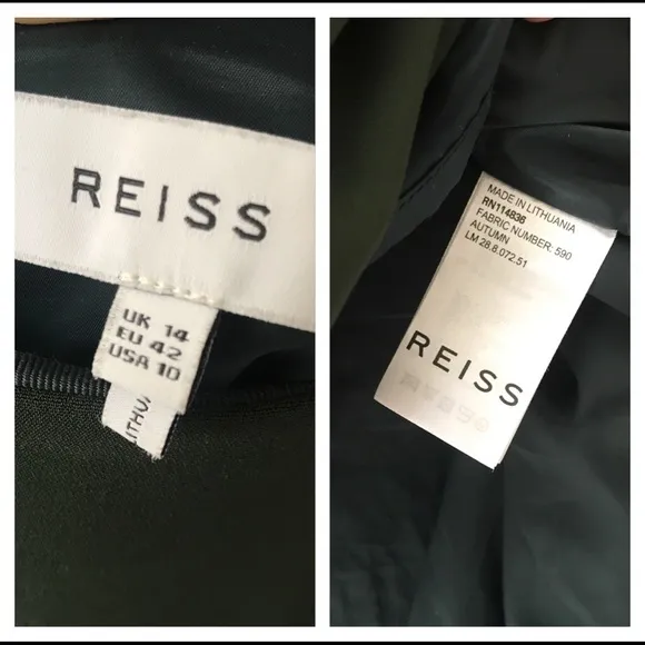 Reiss Autumn Green Skirt