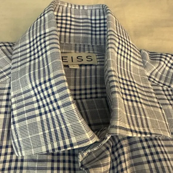 REISS LockieBrushed Check Button Down Shirt