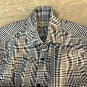 REISS LockieBrushed Check Button Down Shirt