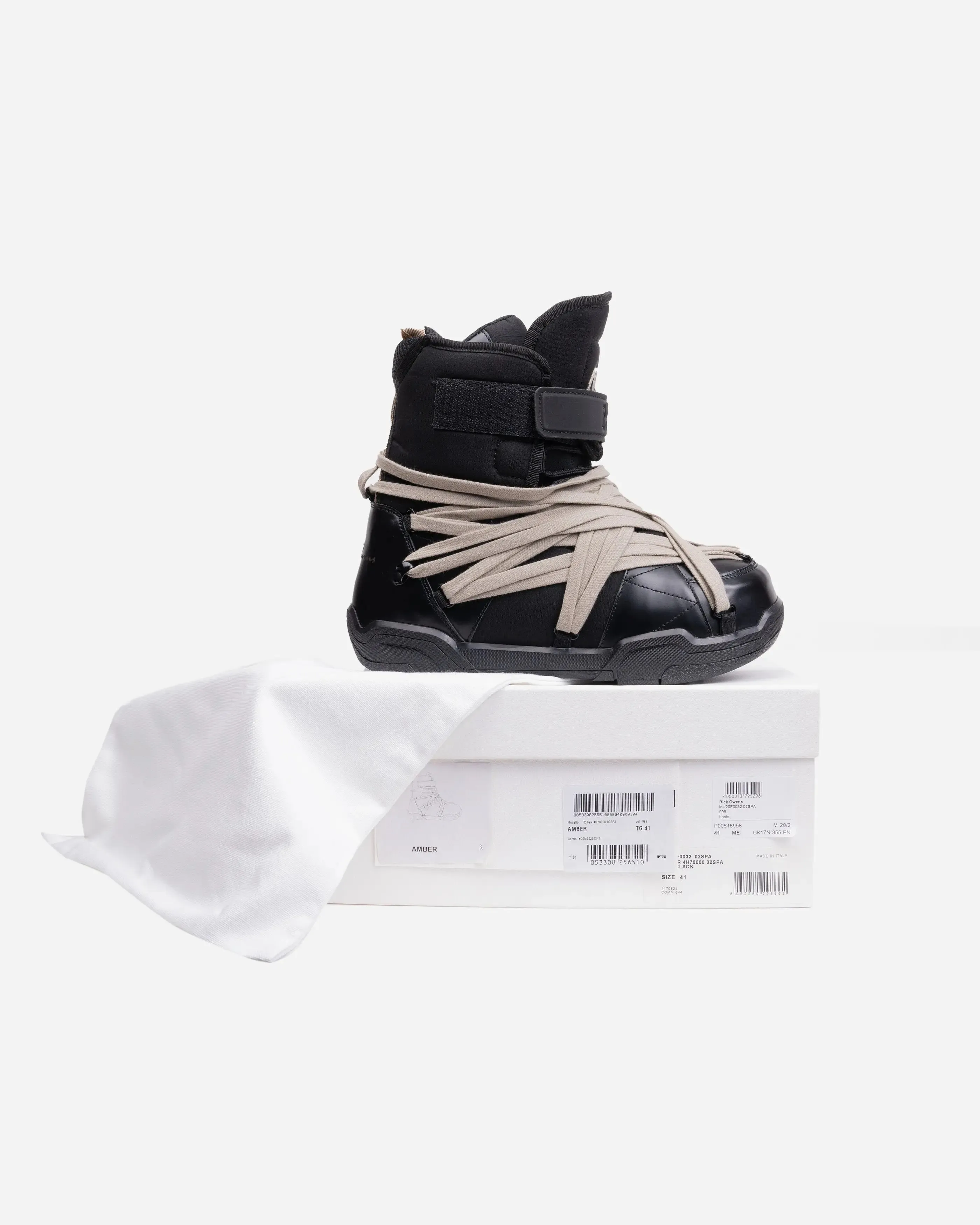 Rick Owens x Moncler Amber Boots FW20