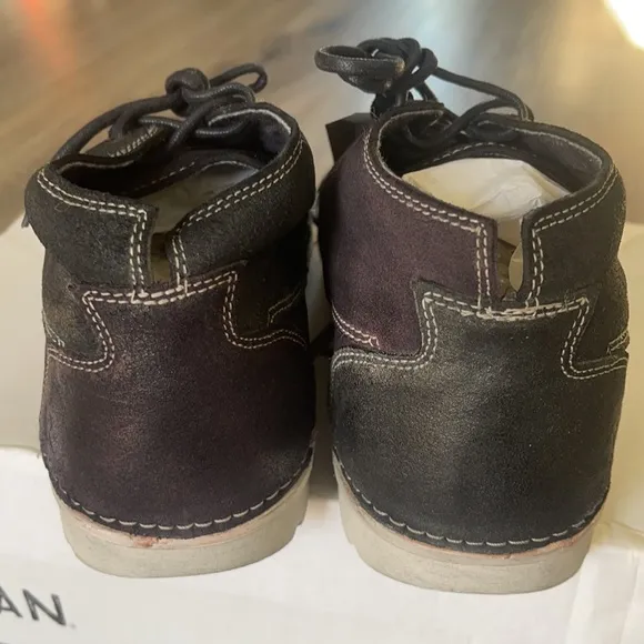 Roan by Bed | Stu “Tobias” Black Oiled Suede Chukka Boot Size 11