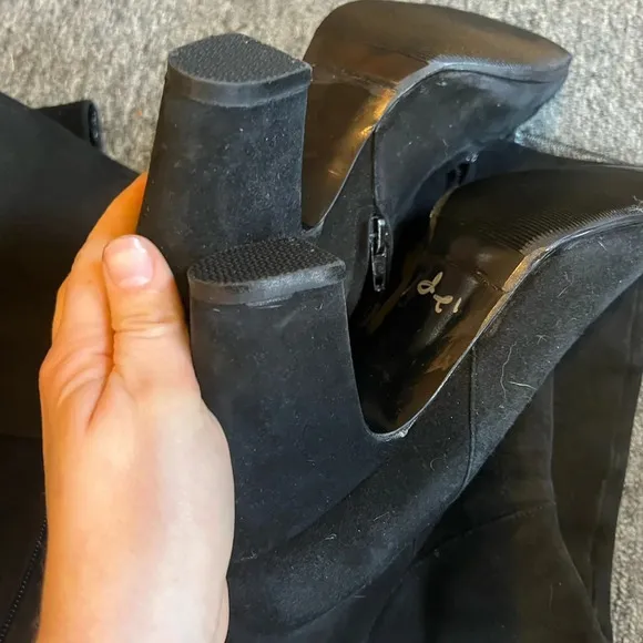 Robert Clergerie Suede Knee High Boots, size 9.5