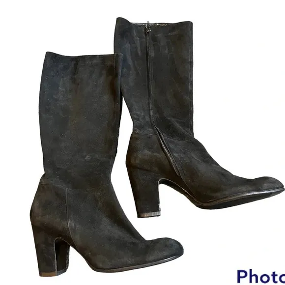 Robert Clergerie Suede Knee High Boots, size 9.5