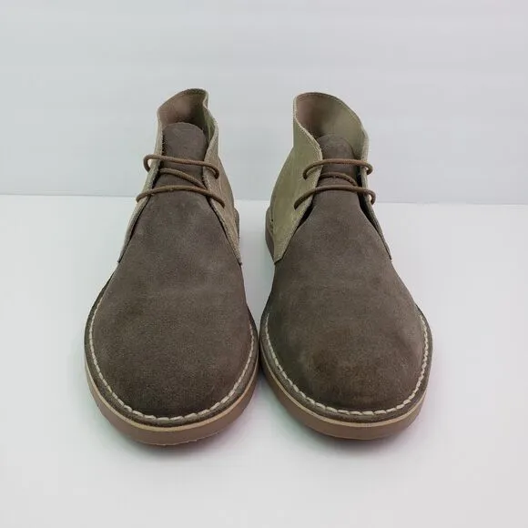 Robert Wayne Greyson Mens Size 11 D Beige Taupe Suede Leather Chukka Boots