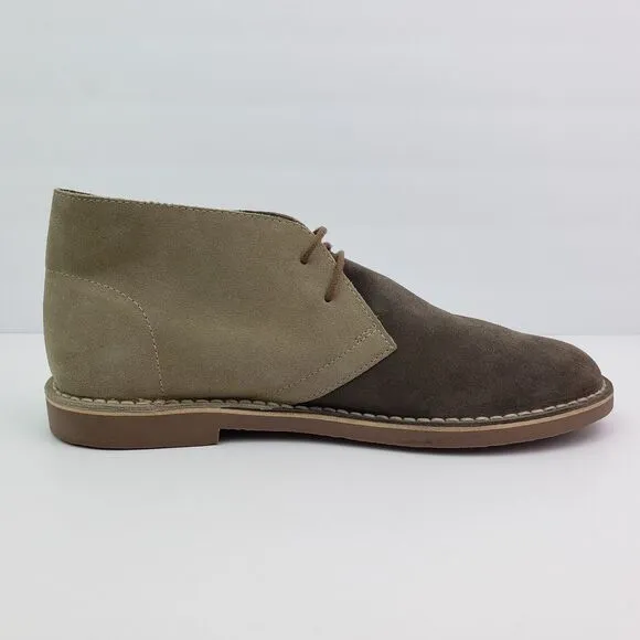 Robert Wayne Greyson Mens Size 11 D Beige Taupe Suede Leather Chukka Boots