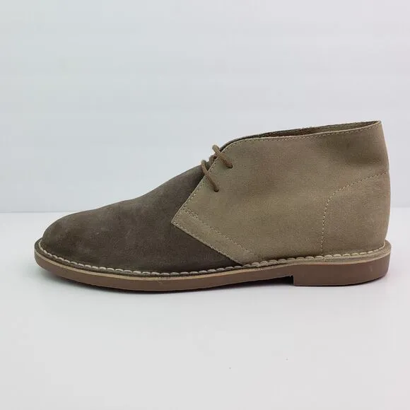 Robert Wayne Greyson Mens Size 11 D Beige Taupe Suede Leather Chukka Boots