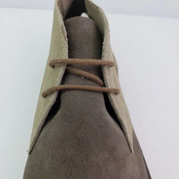 Robert Wayne Greyson Mens Size 11 D Beige Taupe Suede Leather Chukka Boots