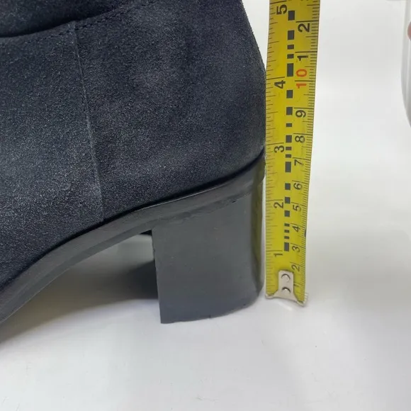 Roberto Festo Blue/ grey suede Heeled Boots made in Italy size 36