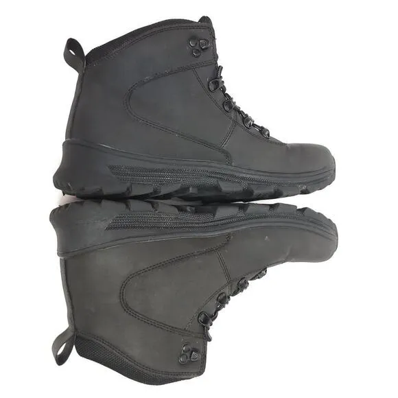 Rocawear Roland Boots Size 10 Black Lace Up Faux Leather​​