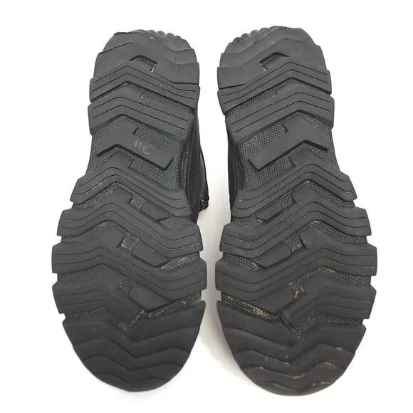 Rocawear Roland Boots Size 10 Black Lace Up Faux Leather​​