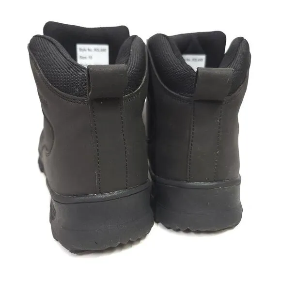 Rocawear Roland Boots Size 10 Black Lace Up Faux Leather​​