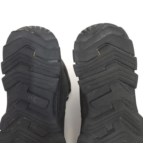 Rocawear Roland Boots Size 10 Black Lace Up Faux Leather​​