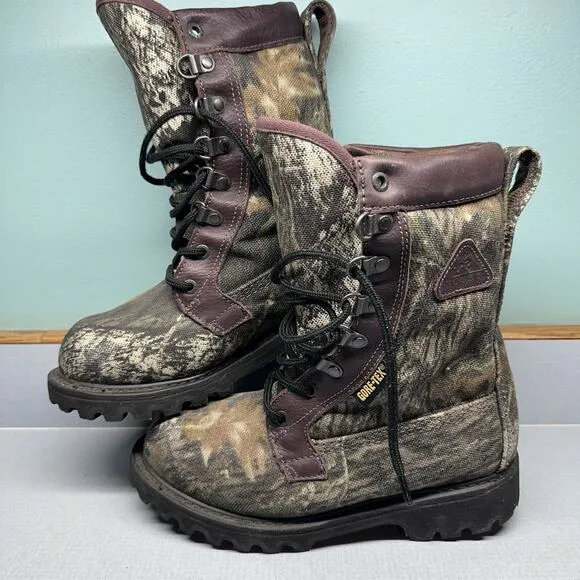 Rocky Camo Bear Claw Series Gore-Tex Steel Toe Boots Mens 6 M 800 gr. Insulated
