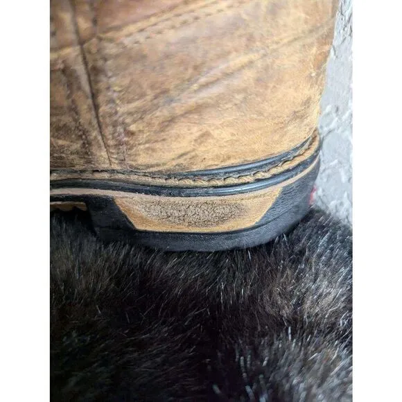 Rocky Original Ride Branson Saddle Rope Or Western Boot Waterproof Size 11 M