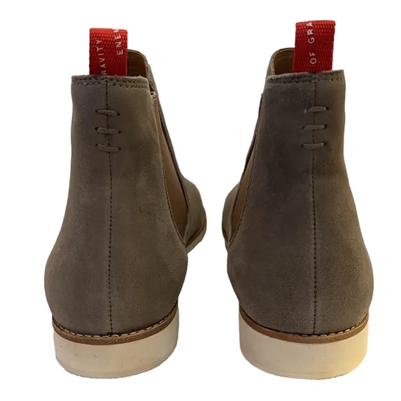 Rollie Chelsea Taupe Suede with Rose Gold Gusset Comfy Boot Size 40 - NWT