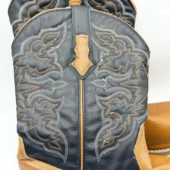 Roper Square Toe Faux Leather Western Boots - Men’s US 11
