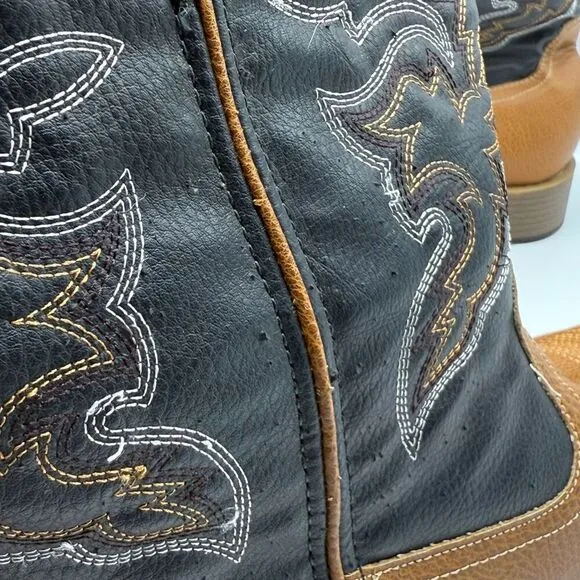 Roper Square Toe Faux Leather Western Boots - Men’s US 11