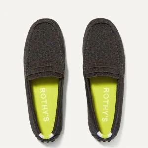 Rothy's The Driver Espresso Spot Knit Loafers Comfort Shoes Women’s US 7 EU 37.5