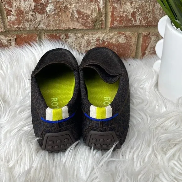 Rothy's The Driver Espresso Spot Knit Loafers Comfort Shoes Women’s US 7 EU 37.5