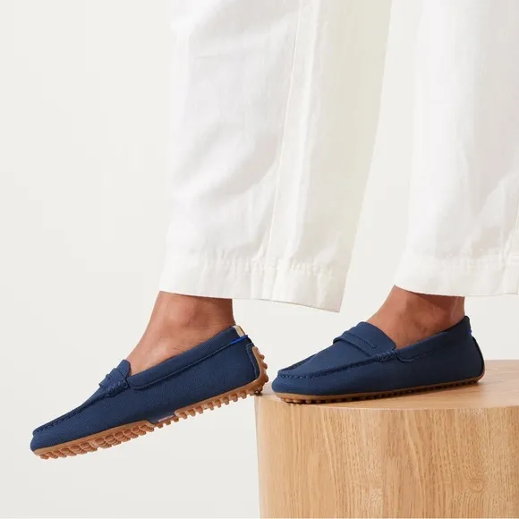 Rothy's  The Driver Navy Loafers