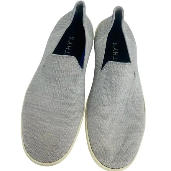 Rothy’s The Driver Slip On Sneaker in  Iron Herringbone size 10