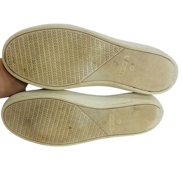 Rothy’s The Driver Slip On Sneaker in  Iron Herringbone size 10