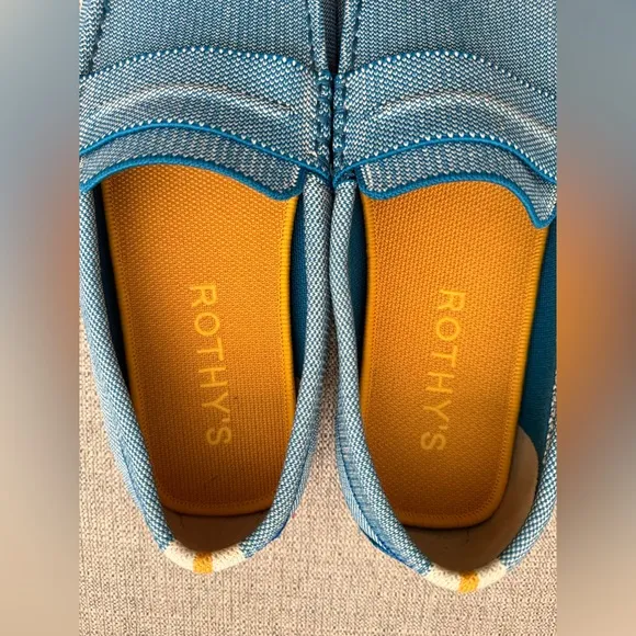 Rothy’s The Driving Loafer Sky Blue Retired Men’s Size 11.5