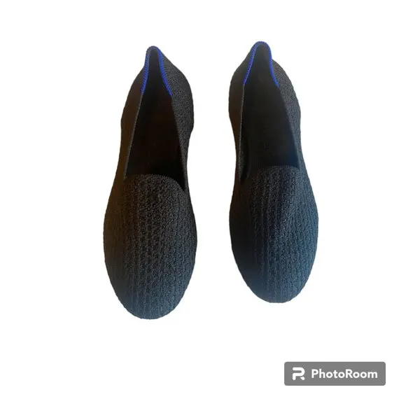 Rothy's The Loafer Black HoneyComb SZ 5.5