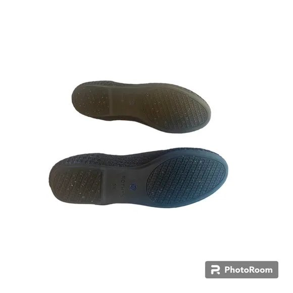 Rothy's The Loafer Black HoneyComb SZ 5.5