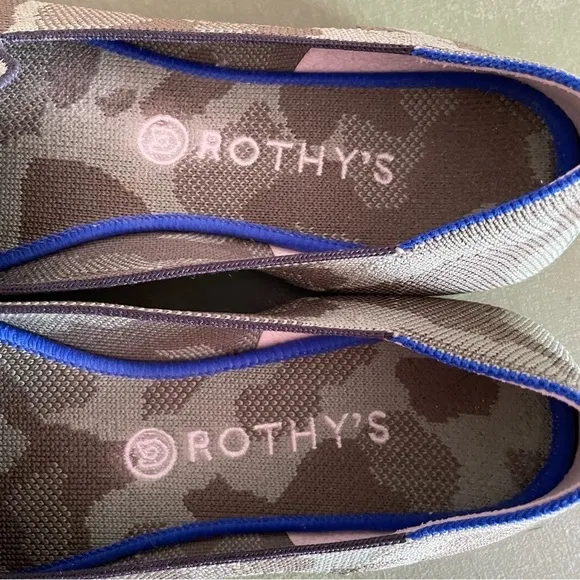 Rothy’s THE LOAFER in Flyknit Green Camo