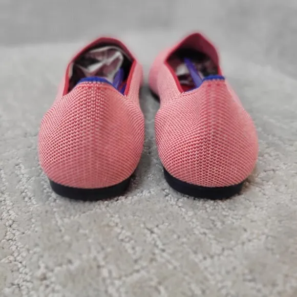 Rothy's The Loafers Women's Size 8 US Red Lollipop Textile Slip On Flat Shoes