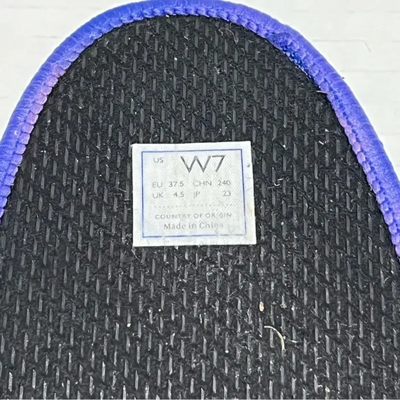 Rothy’s The Original Slip On Sneaker in Fig Python Purple Women’s Size 7 Comfort
