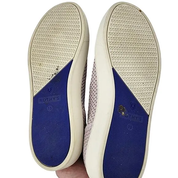 Rothy’s The Original Slip-On Sneaker in Retired Honeycomb Lavender Size 7.5