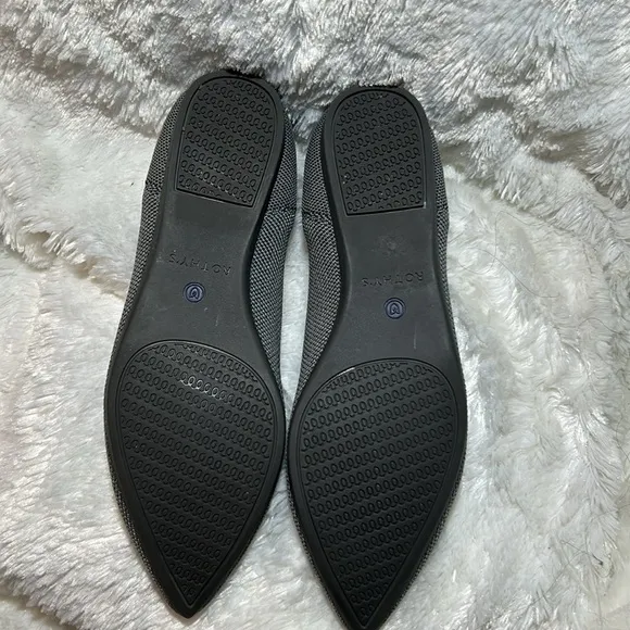 Rothy’s The Point Grey Birdseye Ballet Slip On Flats Size 7 1/2