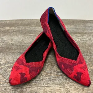Rothy’s THE POINT -Red Camo Size 7.5