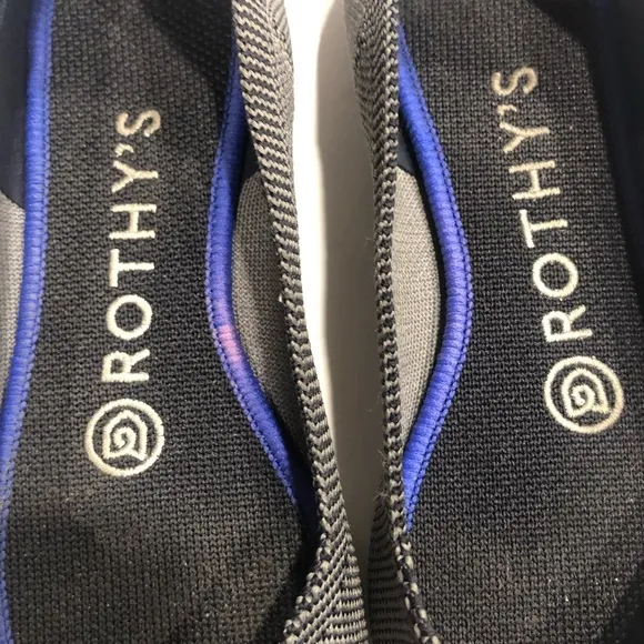 Rothy's The Point Shoe - Cloud Grey Birdseye