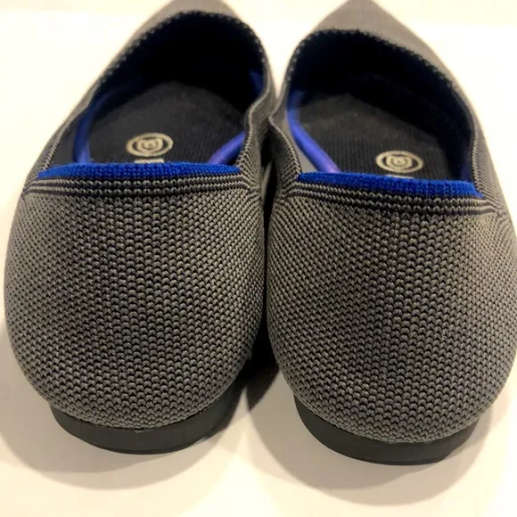 Rothy's The Point Shoe - Cloud Grey Birdseye