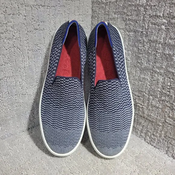 Rothy's The Sneaker Womens Size 9 Maritime Gradient Textile Slip On Casual Shoes