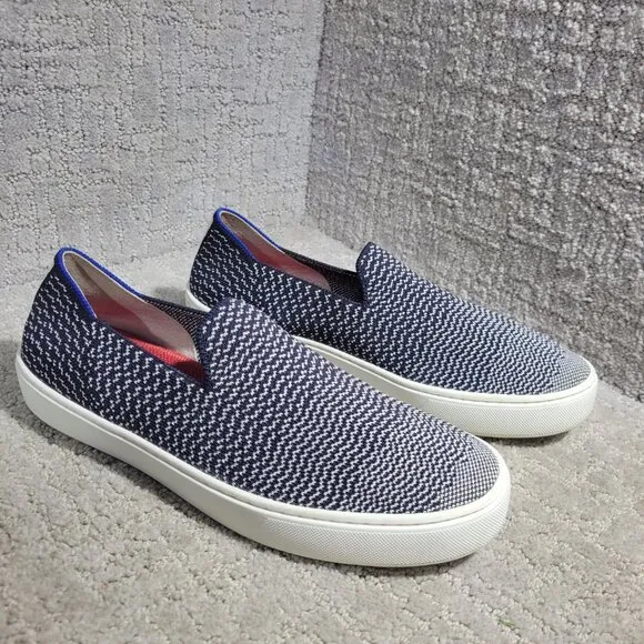 Rothy's The Sneaker Womens Size 9 Maritime Gradient Textile Slip On Casual Shoes